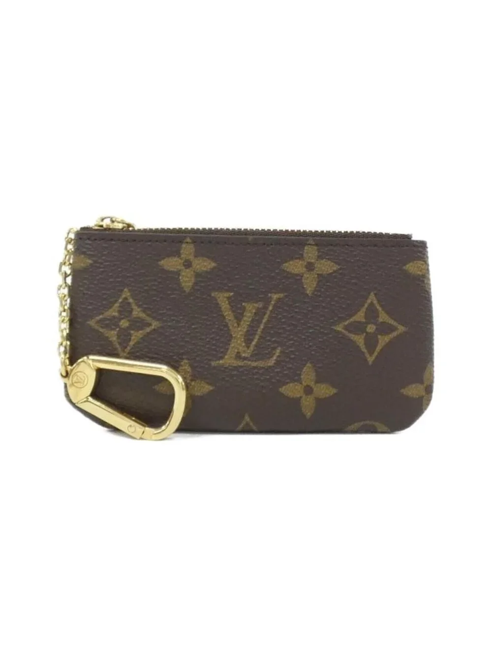 Louis Vuitton Monogram Pochette Cles Coin & Key Case Key Holder